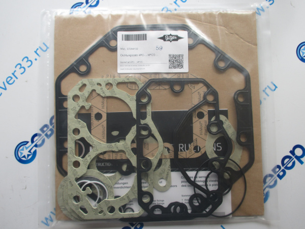 Kомплект прокладок для 4PC, 4PCS, 4PE, 4PES(372841-02)